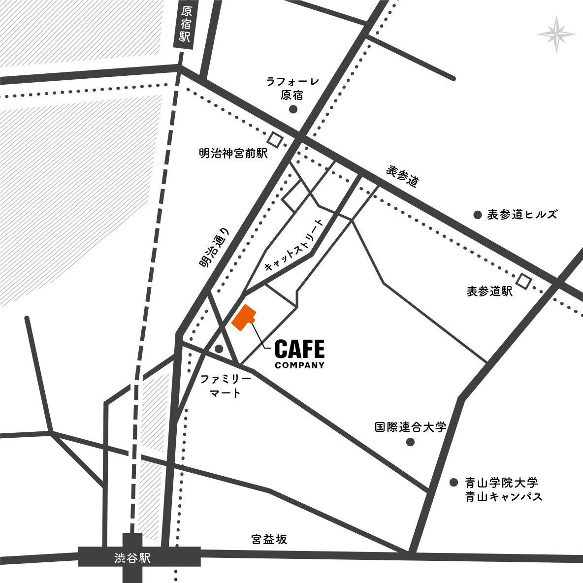 CAFE COMPANY 本社所在地